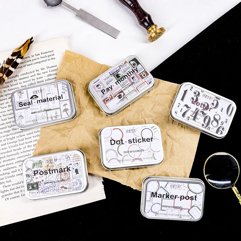 Декоративные наклейки руководство по стилю серия с принтом ретро маленький