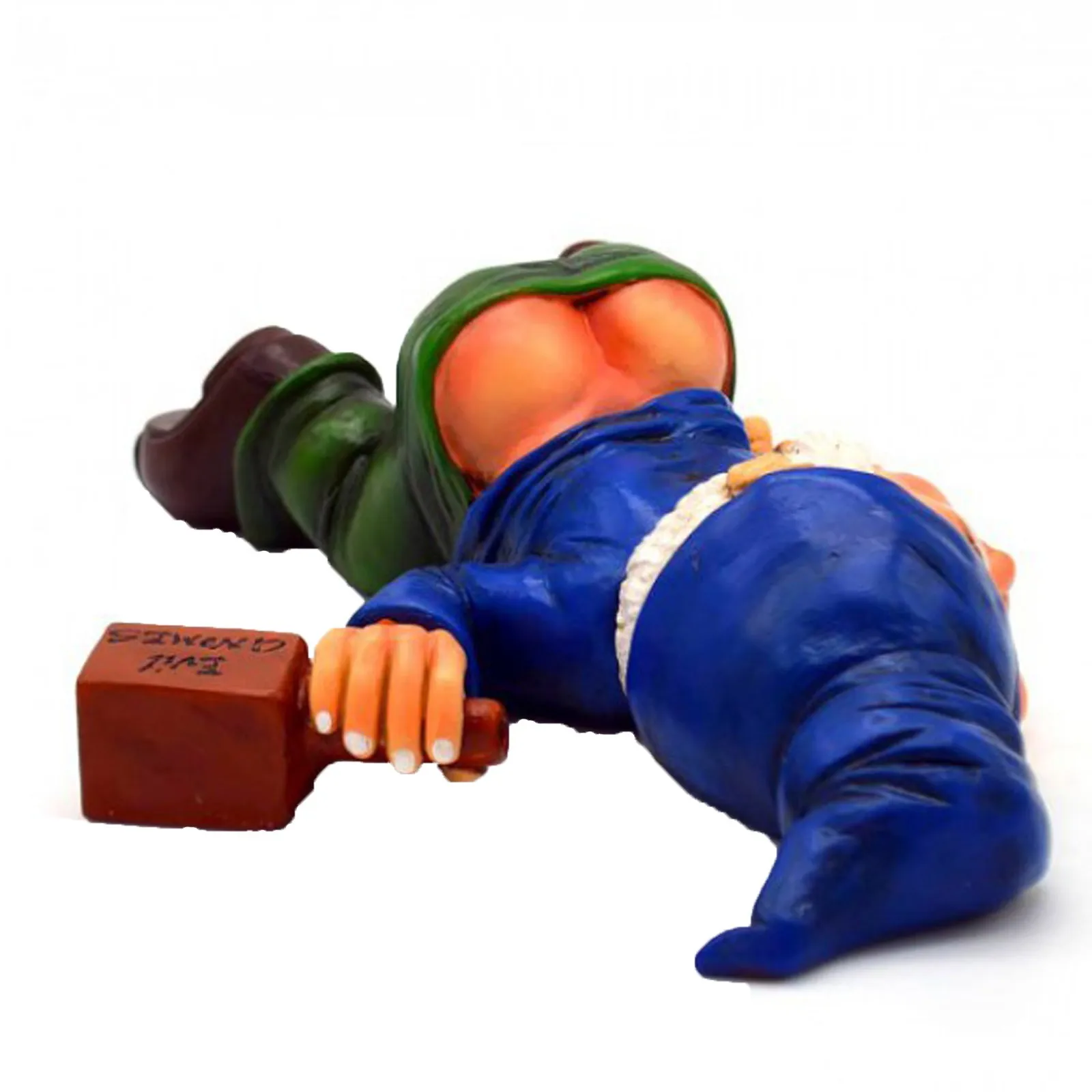 Садовая декорация архитектуры "Креативный пьяный гном" декоративная статуя из смолы "Милый".