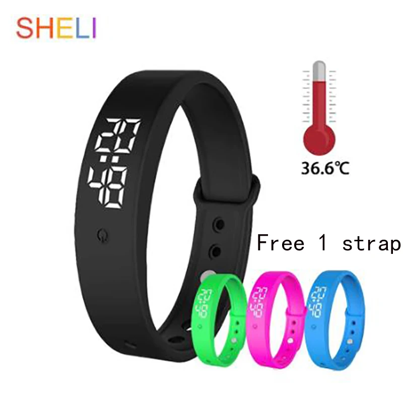 Тела Температура Смарт-часы интеллигентая (ый) измерения сигналы напоминания и