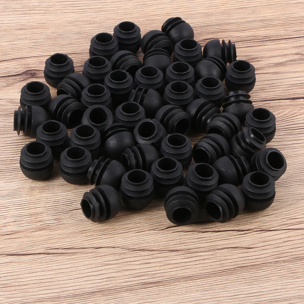 

50 PCs 22MM Round Insert Chair Leg Glide Protectors Anti-dust Stopper Furniture Glide Protective Cushion for Stainless Steel Tub