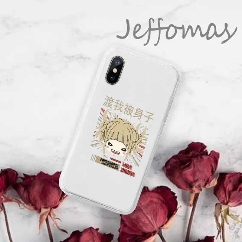 

Cute character of Demon Slayer's Blade Phone Case Transparent for iPhone 11 12 mini pro XS MAX 8 7 6 6S Plus X 5S SE 2020 XR