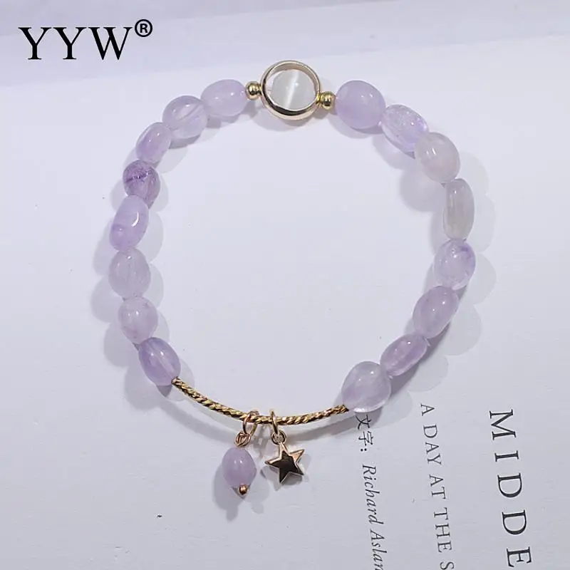 

Pink Crystal Bracelet Personality Girl Bracelet Fashion All-Match Bracelet For Daily Wear Or Match Clothes Size Approx 16.8cm