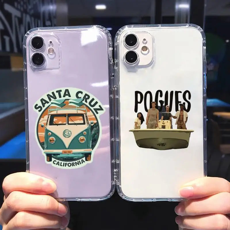 

Pogue Life Outer Phone Case Transparent Clear for iPhone 12 11 mini pro 8 XS MAX 7 Plus X XR