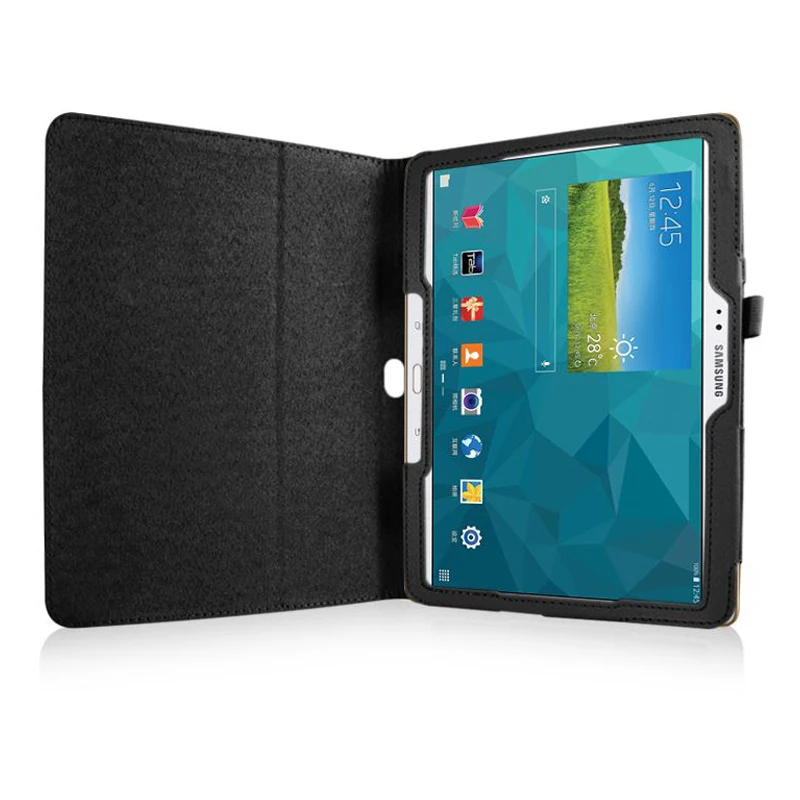Для Samsung Galaxy Tab S 10 5 чехол Авто спящий/Пробуждение Флип личи PU кожаный T800 T801 T805