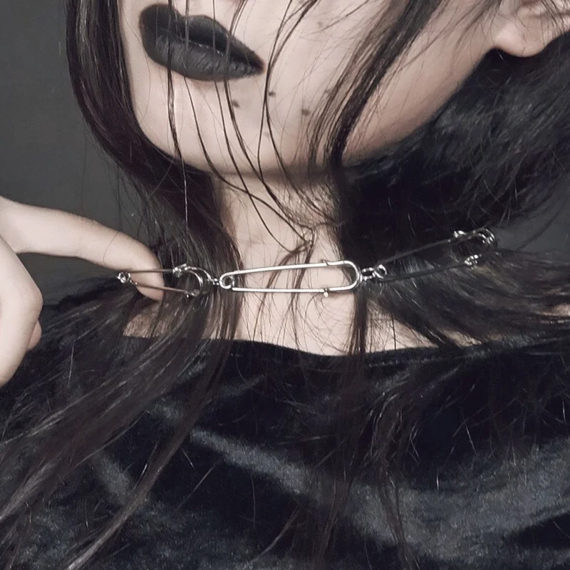 

Ожерелье-чокер мужское полностью металлическое в стиле «хип-хоп Вечерние