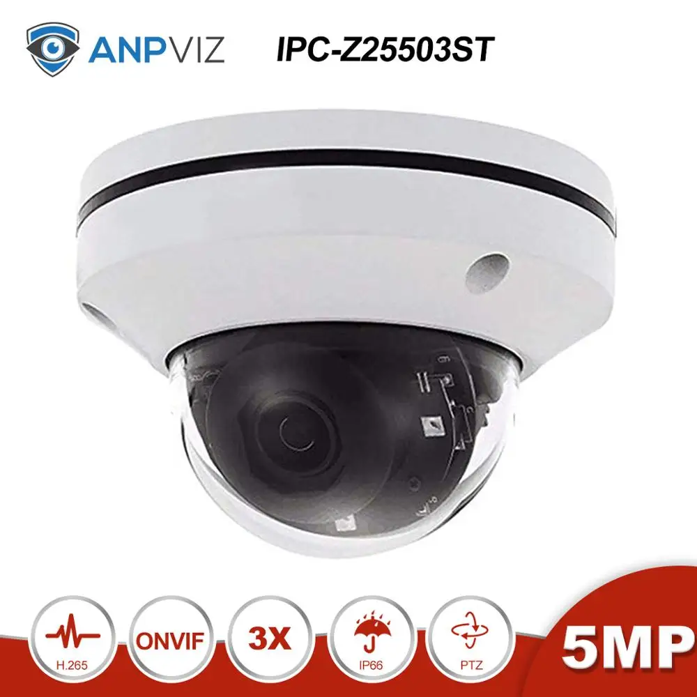 Anpviz(Hikvision совместимый) IPC-Z25503ST 5MP ptz poe ip-камера с 2,8~ 8 мм Моторизованными объективами защита от атмосферных воздействий IP66 ONVIF