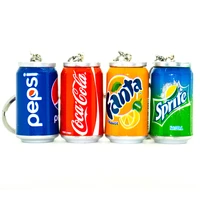 simulation creative drinks key chain cola fanta can keychains accessories men and women car bags pendant key ring accessories