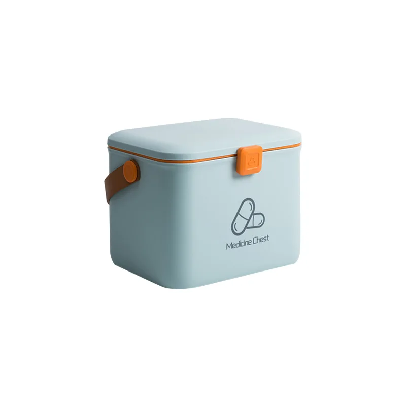 

Children's Family Medicine Box Hand-Held Multi-Purpose Medicine Box Organizer Box Medicine Storage Box Double-Deck Capacity