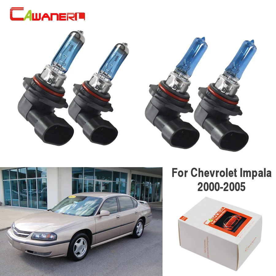 Cawanerl для Chevrolet Impala седан 2000 2005 100W 9006 9005 стайлинга автомобилей головной светильник