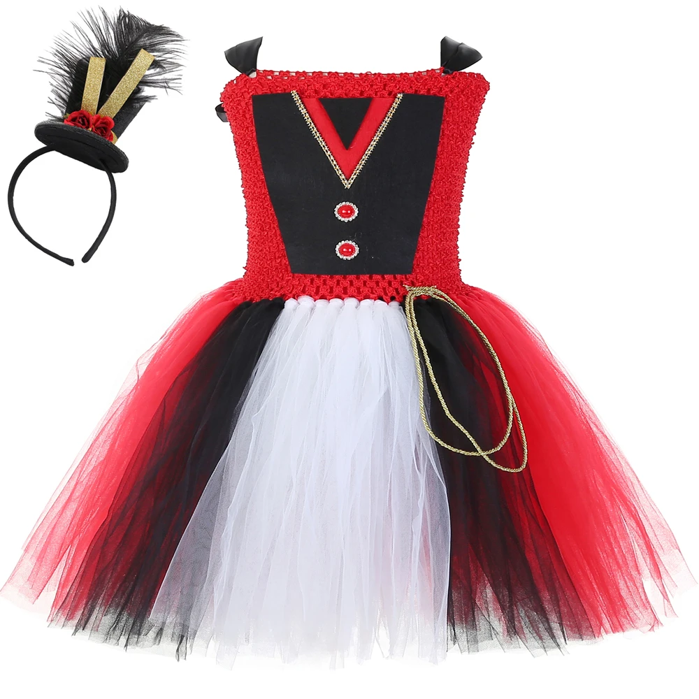 Цирк манежа платье с юбкой-пачкой для маленьких девочек Карнавальный Платья