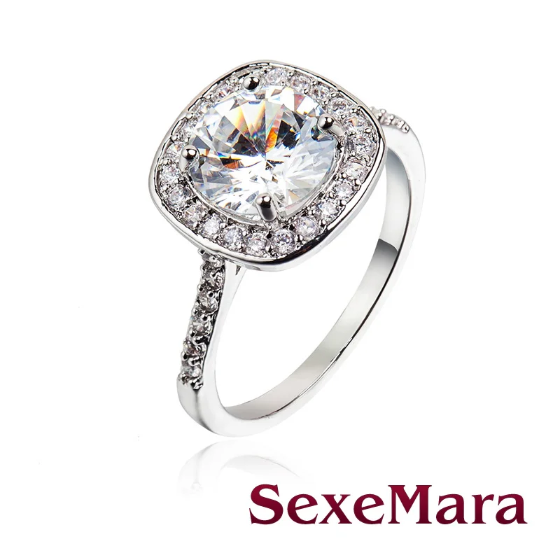 Модное обручальное кольцо с фианитом 2021 Изящные Ювелирные изделия Женское Claddagh