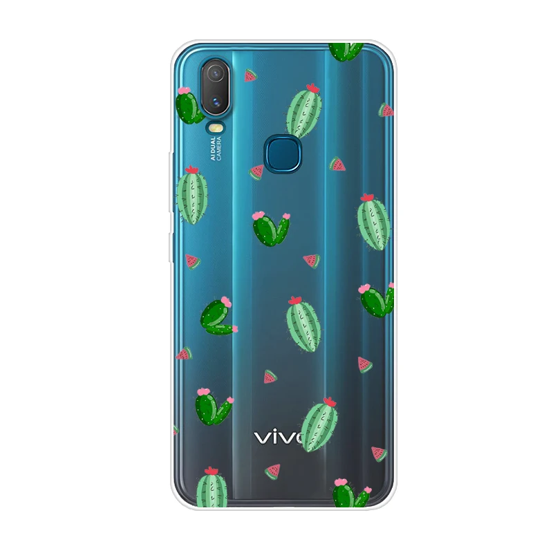 22 ДЛЯ Vivo Y11 чехол 6,35 ''тонкий мягкий силиконовый чехол s для Vivo Y11 Прозрачный чехол для VivoY11 Y 11 - Цвет: 22