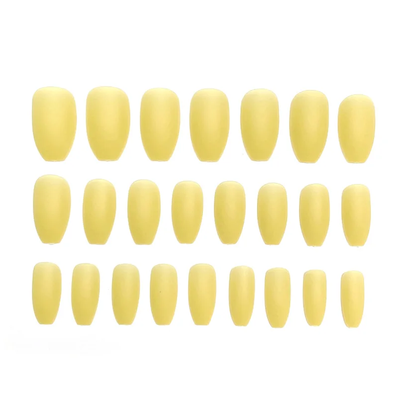 

24pcs/Set Full Cover Fake Nails Art Tools Matte Press on Ballerina Acrylic for False Nail Tips with Glue Women and Girls