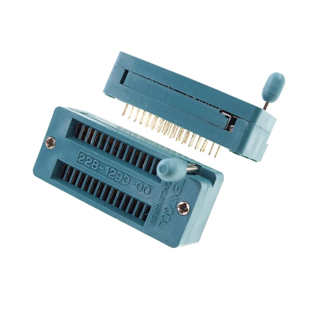 Инструмент для тестирования IC DIP ZIF ZIP Socket 28 Pin Pitch 1 78 мм 778 двухрядный интервал 10 16 0 4
