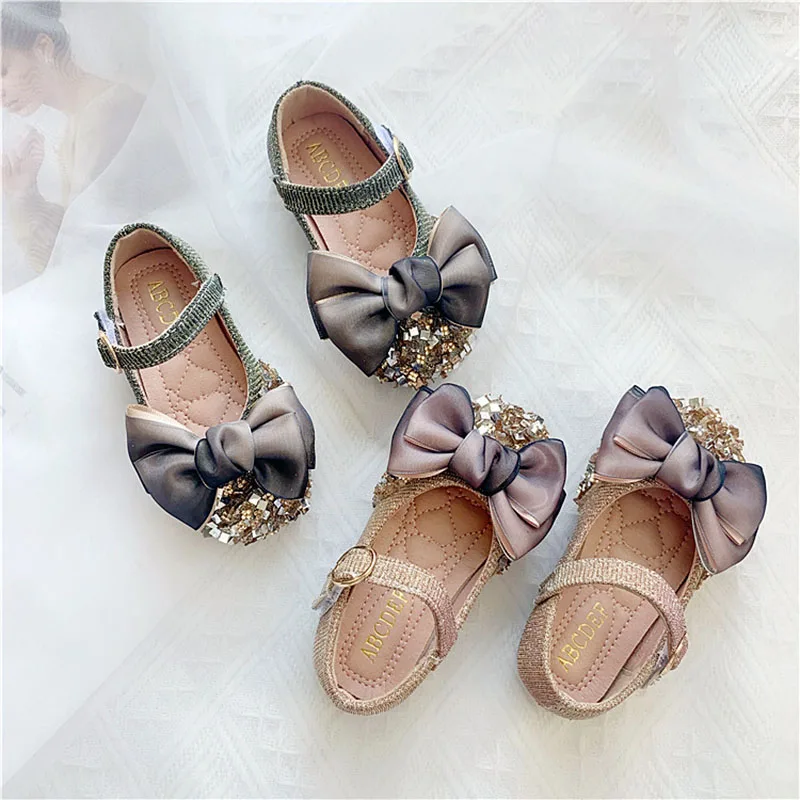 CUZULLAA/детская повседневная обувь на мягкой подошве с бантом бабочкой для девочек