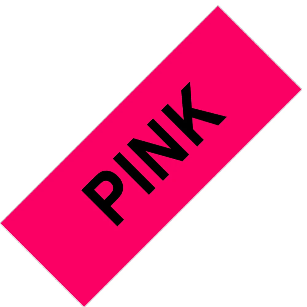 Fluorescent Pink Юнистар совместимый для лента Dymo 12 мм 45013 45010 45018 45023 принтер этикеток для LabelManager 210 280 300 450 - Цвет: Fluorescent Pink