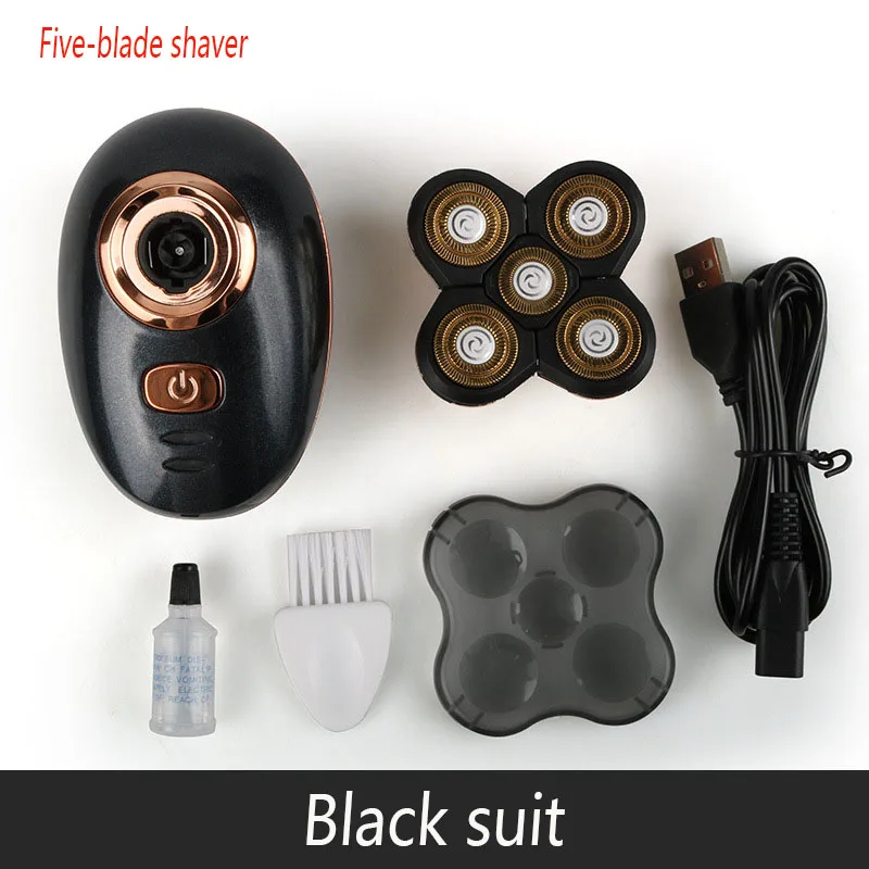 Новинка 5 головок плавающая электрическая бритва для бритья Ricoh Мужская 4D
