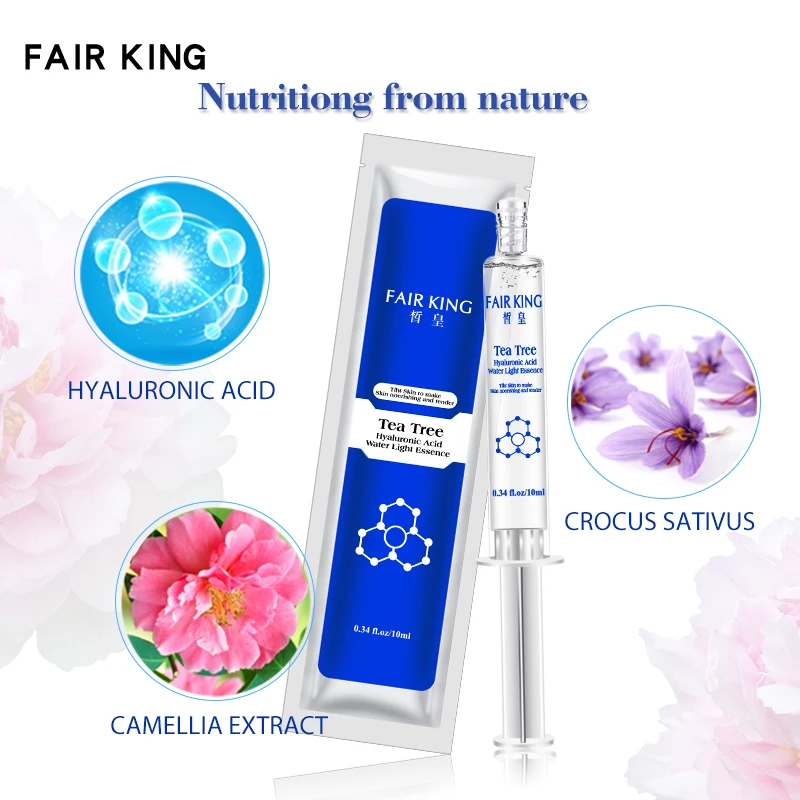 KING Tea Tree Увлажняющая сыворотка для лица с коллагеном эссенция гиалуроновой