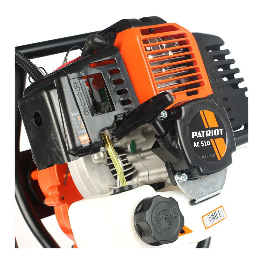 Бензобур PATRIOT PT AE51D (Без шнека мощность 1470Вт объем двигателя 51смᵌ топливного бака