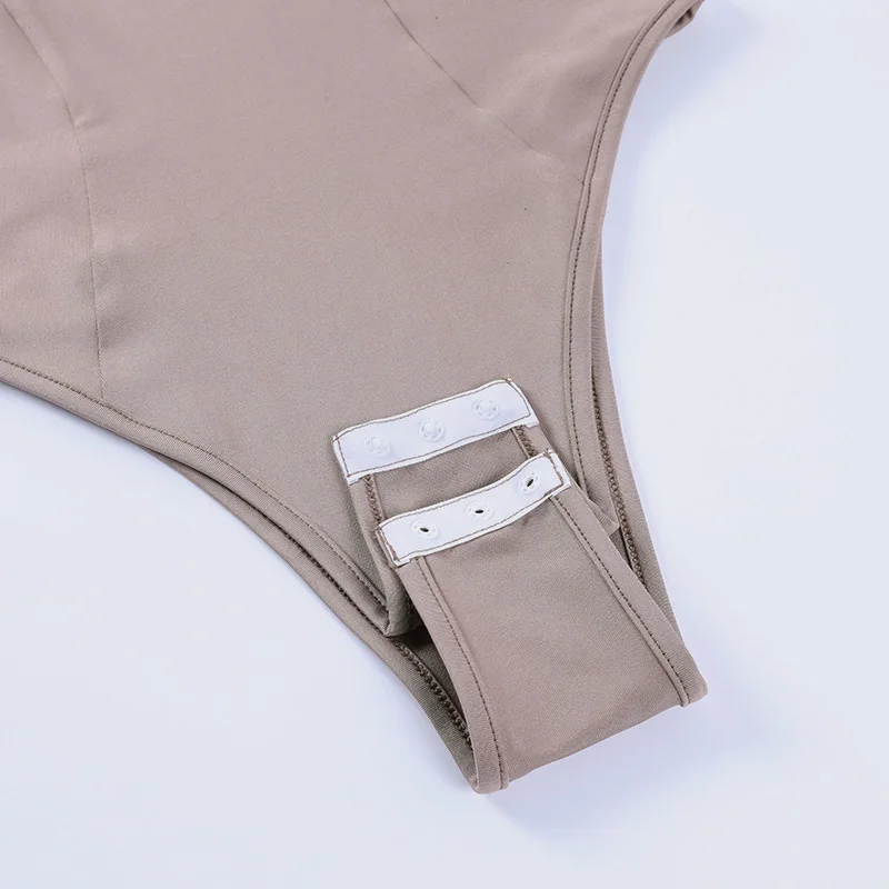 

Women Sexy Sleeveless V-neck Bodysuit Fashion Lady Girls Backless Solid Bodysuits for Ladies Female Lingerie Clothing