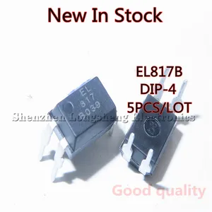 5PCS/LOT New EL817B EL817 817 DIP-4 B-speed In-line optocoupler In Stock