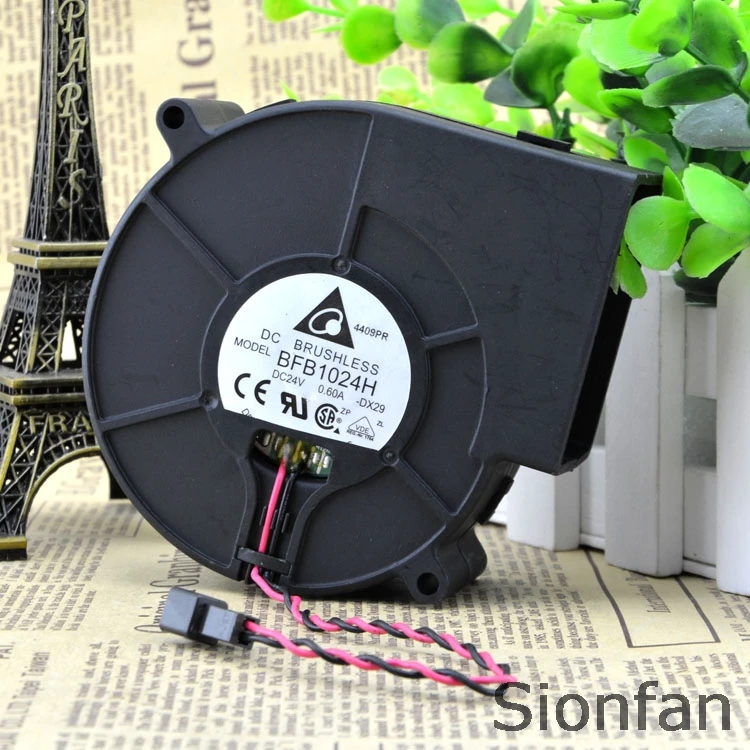 Оригинальный аутентичный Турбовентилятор Delta 9733 DC24V 0.60A BFB1024H с большим объемом