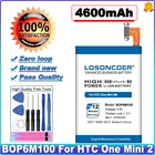 4600mAh BOP6M100 Мобильный телефон батарея для HTC One Mini 2 M8 mini M5 батарея