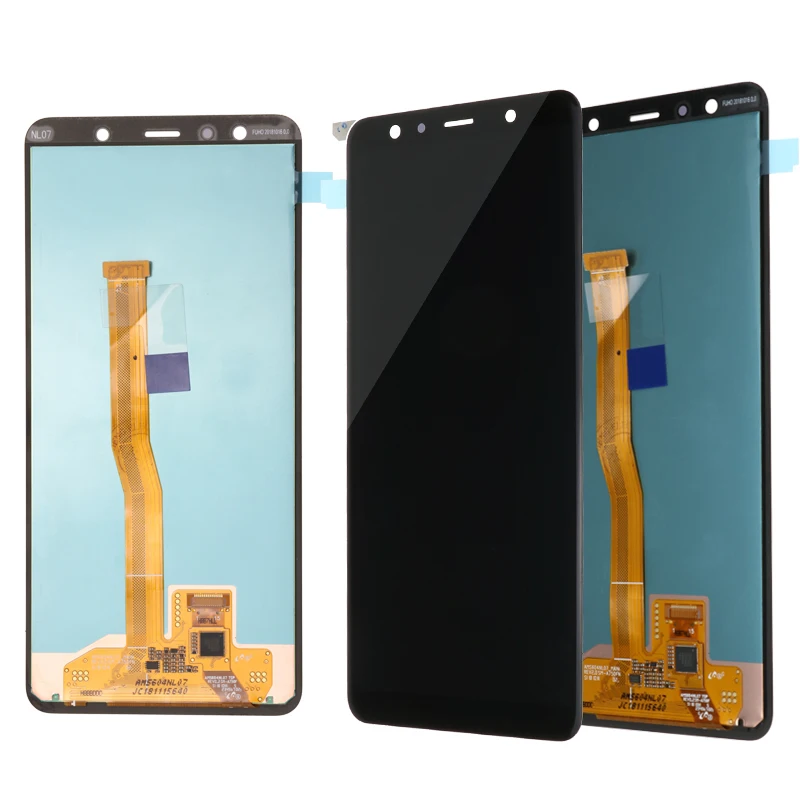 SUPER AMOLED TFT oled экран 6 0 дюйма для SAMSUNG Galaxy A7 2018 ЖК-дисплей сенсорный оригинальный