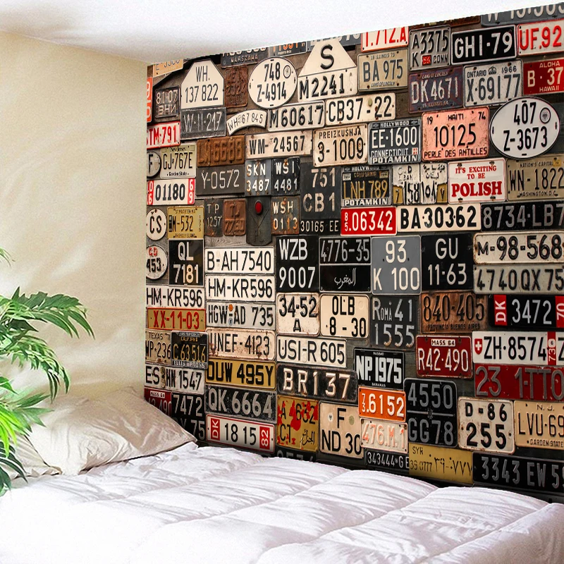 

National License Tapestry 3D Wall Hanging Wall Art Decor Bohemian Home Bedroom Retro Art Carpet Wall Hanging Decor Tapestries