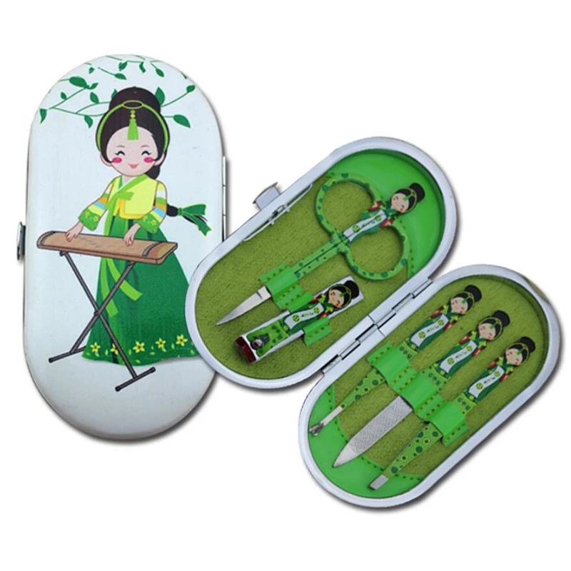 Набор для маникюра 5 предметов ножницы бровей и носа | Красота здоровье