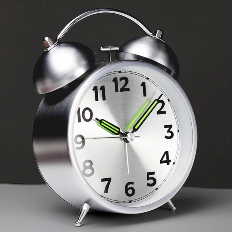 Ретро Металлические Часы Будильник минималистский Античная Морден милый