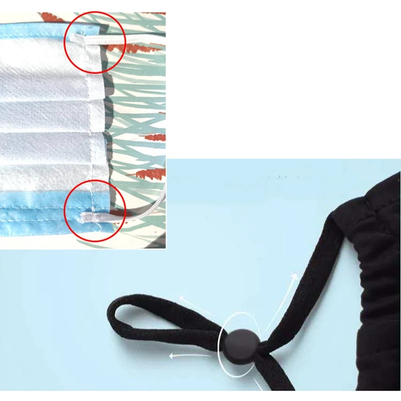 

Colorful High-Elastic Round Elastic Rope Rubber Band Elastic Line DIY Sewing Accessories Elastic Ear Strap