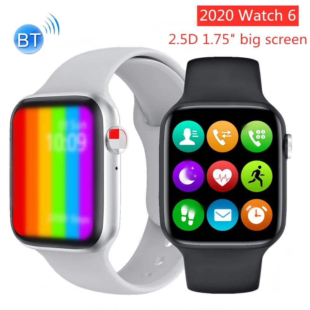 2020 IWO W26 Смарт-часы серии 6 1,75 дюймов полный сенсорный экран ECG PPG  монитор сердечного ритма Bluetooth Вызов K8 PRO Часы Smartwatch IWO 15 |  Электроника | АлиЭкспресс