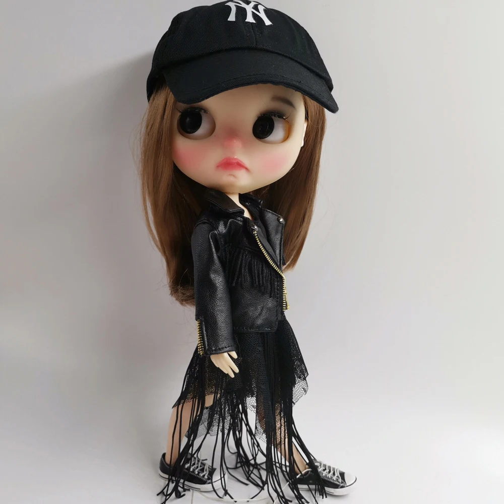 

1/6 BJD 30 см куклы игрушки высшего качества китайская Кукла BJD шарнирная кукла с кожаной юбкой с бахромой модные подарочные игрушки свитер с ме...