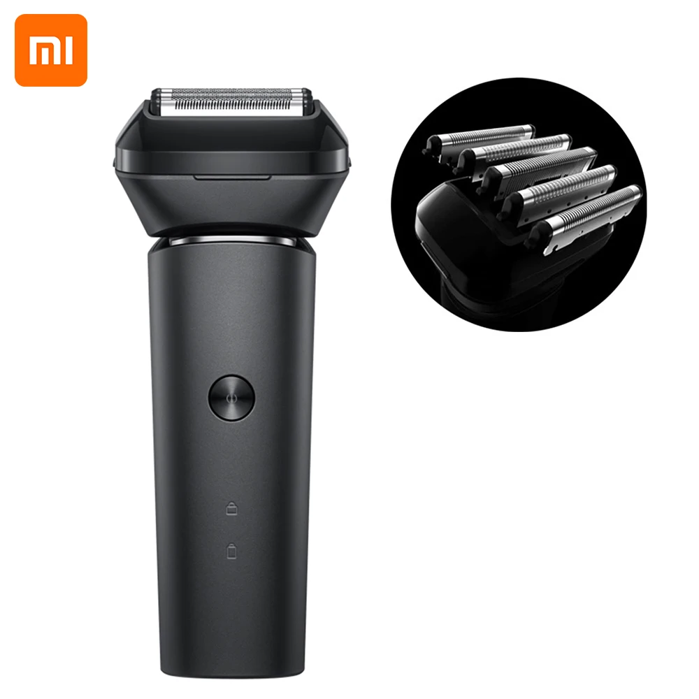 

Xiaomi Mijia Electric Shaver Reciprocating 5 Cutter Heads Men Waterproof Razor 15,000rpm Motor Type-C Rechargeable Flexible Head
