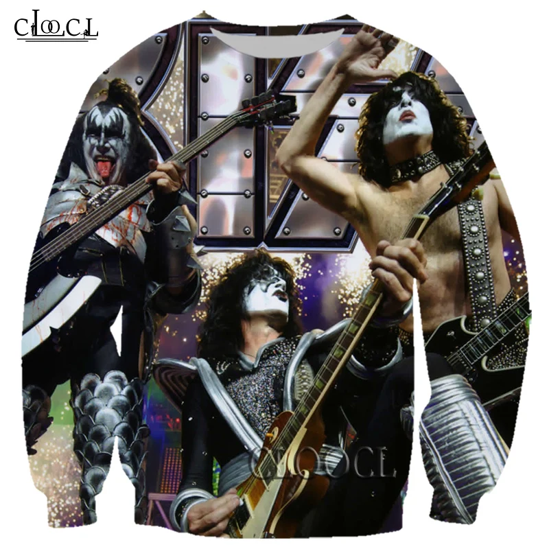HX новейшая Популярная рок-металлическая группа Kiss модная мужская и женская