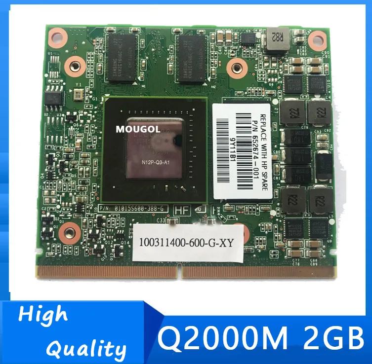Видеокарта Quadro 2000M Q2000M для HP 8540W 8540P 8560W DELL M4600 M4700 100% тестирование|Звуковые карты| |
