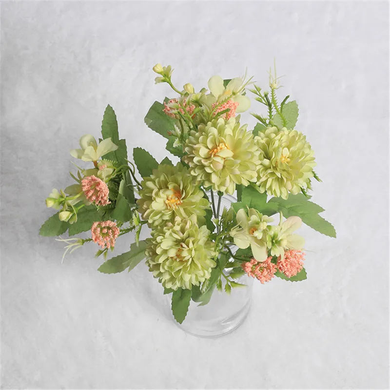 

7-branch Water Color Ball fake flower for home decoration wedding decorative Artificial flowers accessories