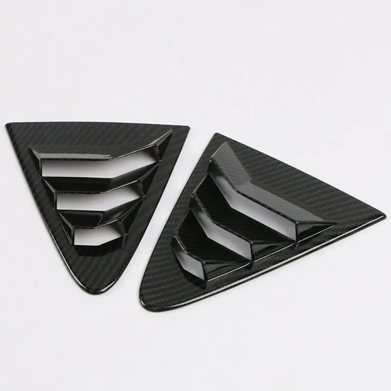 Углеродная цветная панель окно боковые жалюзи вентиляционное отверстие для Toyota