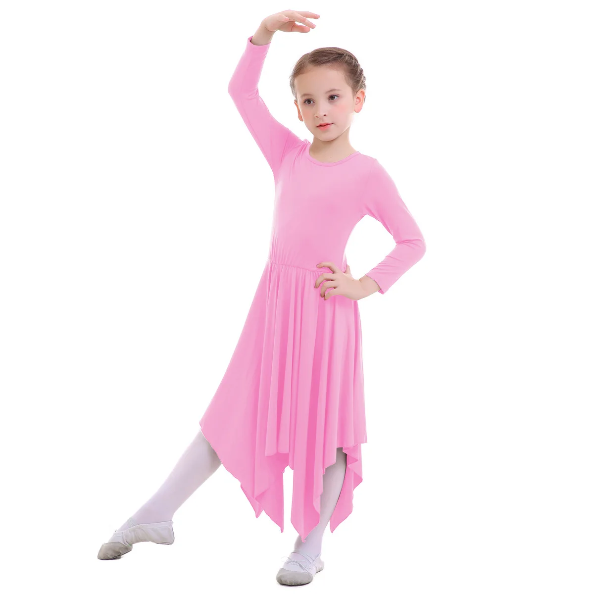 Современное танцевальное платье для маленьких девочек; Детское платье с асимметричным подолом; Роскошная вечерняя одежда; Много цветов; 39880