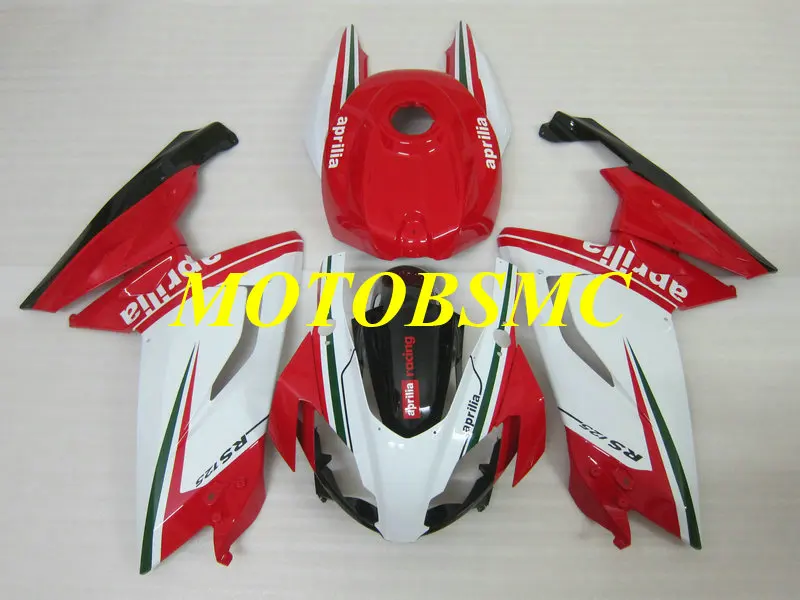 Комплект обтекателей под давлением для Aprilia RS125 06 07 08 09 10 11 RS 125 2006 2010 2011 Белый