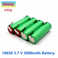 18650 battery 3 7 v 3000mah li ion rechargeable battery for sony us18650 vtc6 battery diy nickel lithium battery 18650 batter