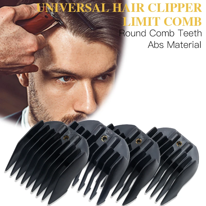 

Men's Hair Salon Limit Comb Electric Clippers Haircut Replacement Attachment Size Universal Clipper Limit Comb For 4 Sizes