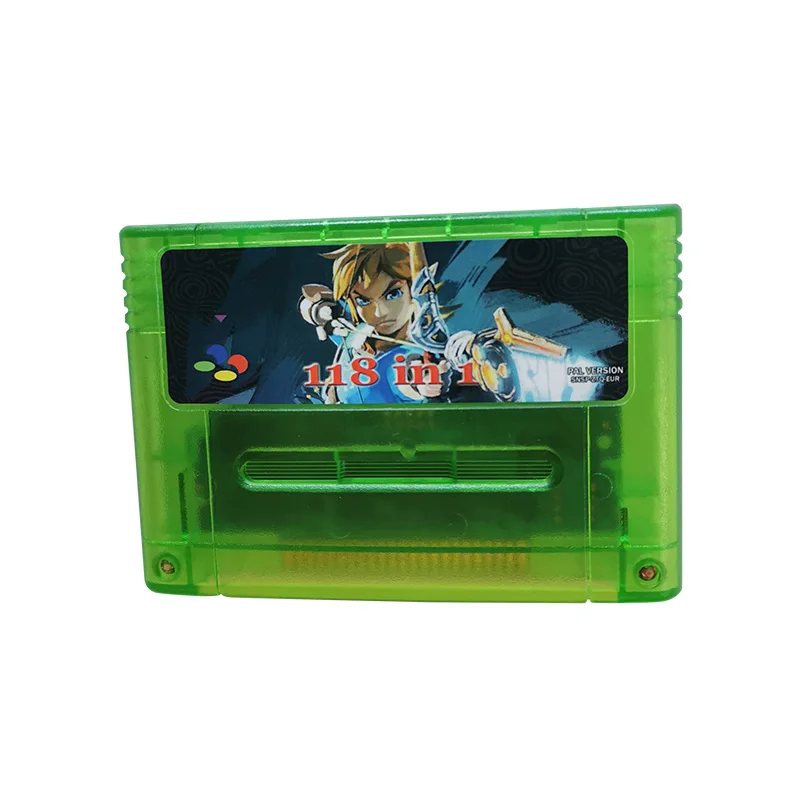 Супер видеоигра 118 в 1 для картриджа snes 16 бит-NTSC EUR- Super NES-с быстрой доставкой -