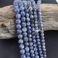 sodalite round loose beads 4mm 6mm 8mm 10mm for making bracelet necklace