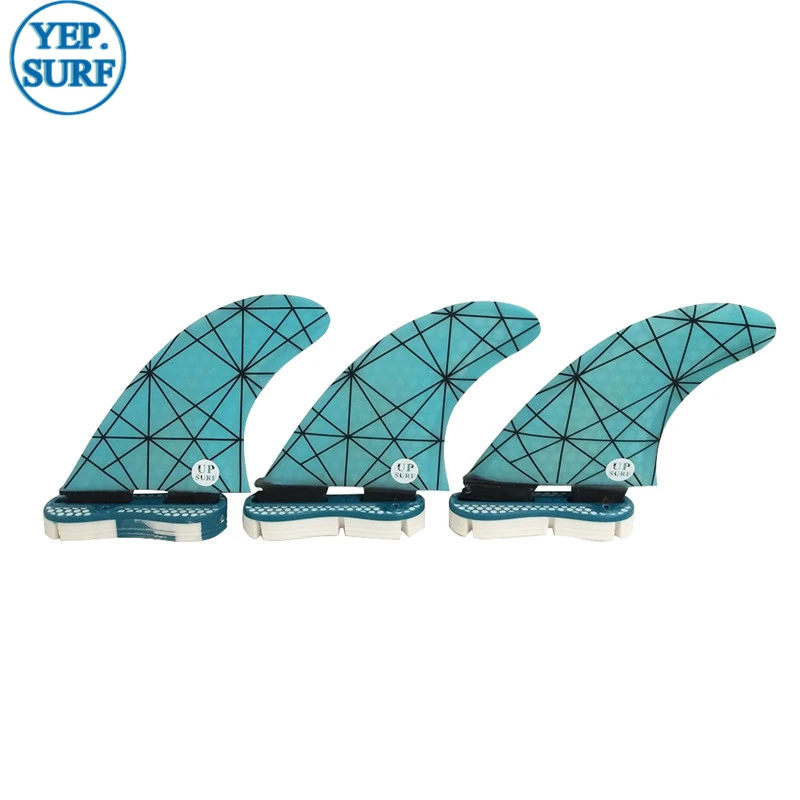 Двойные вкладки 2 L размер доска для серфинга синий цвет сотовые ласты три