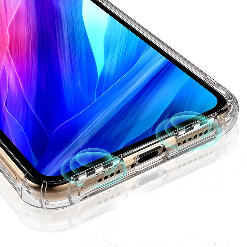 Защитный чехол-подушка безопасности для iPhone 11Pro X XS MAX XR 7 8 Plus 6 6s мягкий