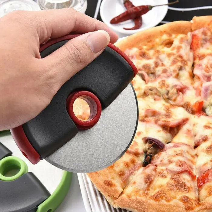 Для Выпечки, пиццы колесо Slicer рукоятка покрыта нескользким материалом Кухня нержавеющей резки Кухня аксессуары BJStore