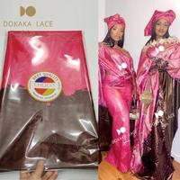 5 yards new style 2022 basin riche tissu dentelle jacquard lace fabrics for nigerian dresses basin riche wedding material