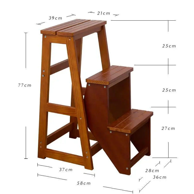 Banco Marches скамейка Escalon Османская маленькая складывающаяся табуретка Escalera Madera Escabeau